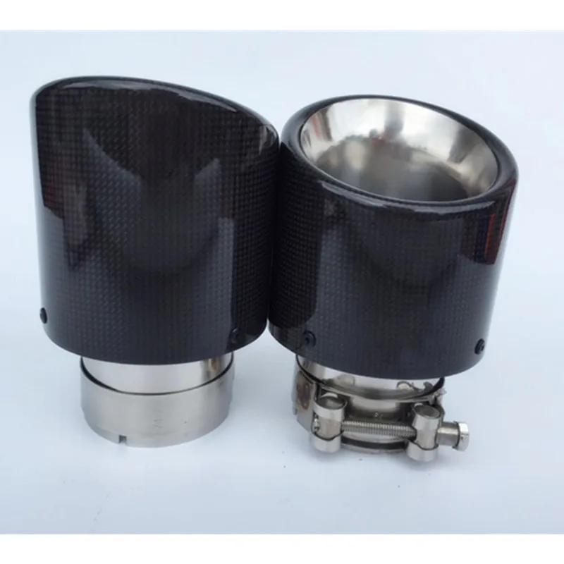 Silenciador de escape universal Akrapovič con punta de carbono negro