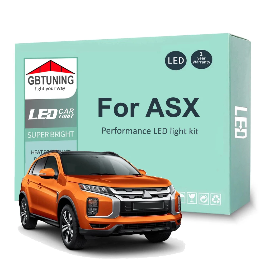 Kit de bombillas LED interiores CANBUS para Mitsubishi ASX