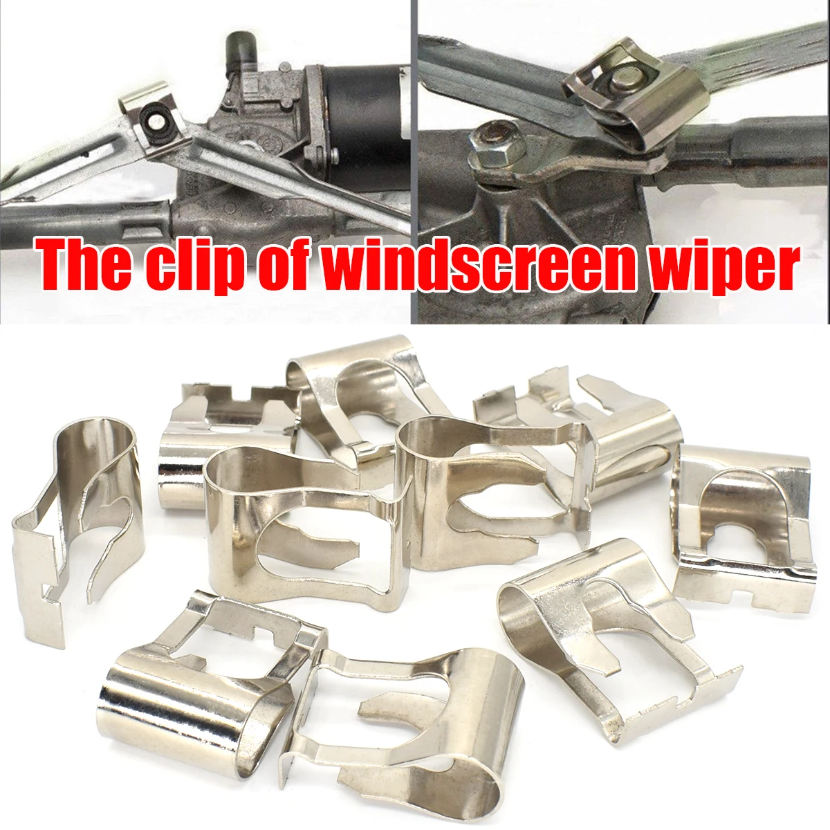 Clips reparación varillas limpiaparabrisas delantero universal VW Ford - imagen 2