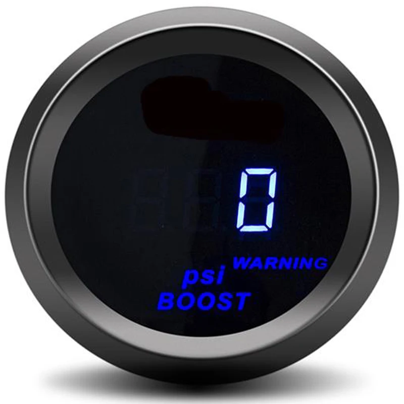 Medidor de presión de turbo automático con sensor y LED azul