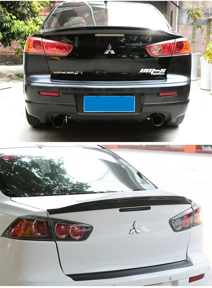 Alerón trasero sin pintar Mitsubishi Lancer Evo X 2008-2015 - imagen 3