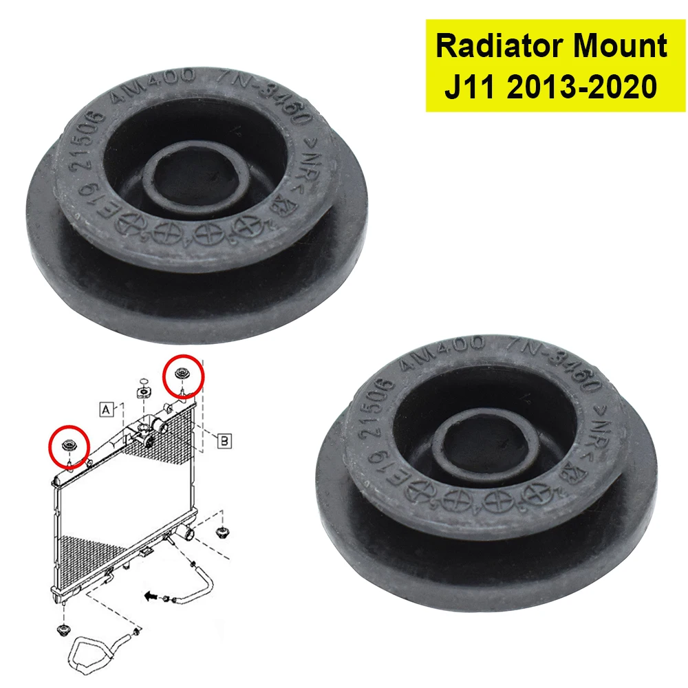 Brazalete soporte superior radiador caucho Nissan Qashqai J11 2014-2020 - imagen 3