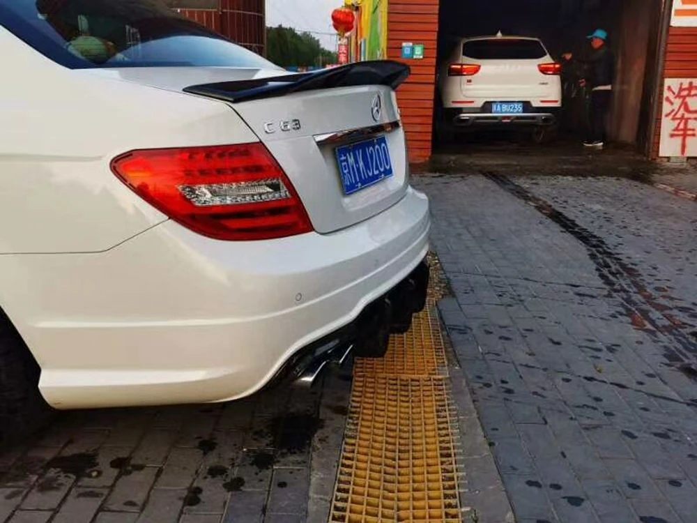 Alerón trasero AMG tipo R de plástico Mercedes W204 C350 C63 - imagen 5