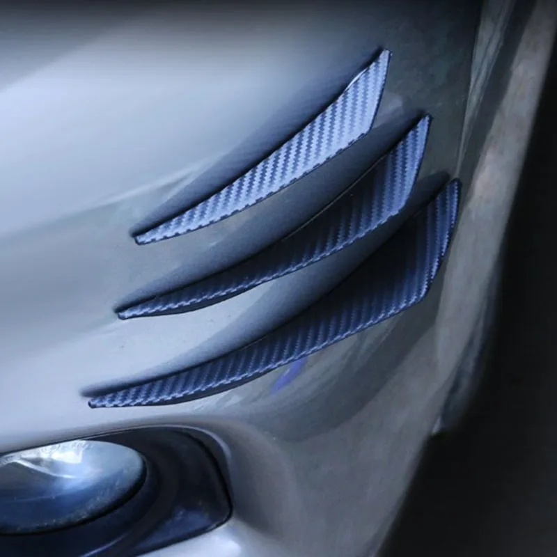 6 unids/set de alerón de parachoques delantero universal canard para Jeep Grand Cherokee/Compass/Commander/Wrangler/Rubicon/SAHALA - imagen 2