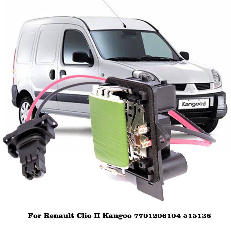 Resistencia ventilador calentador Renault Clio II Kangoo