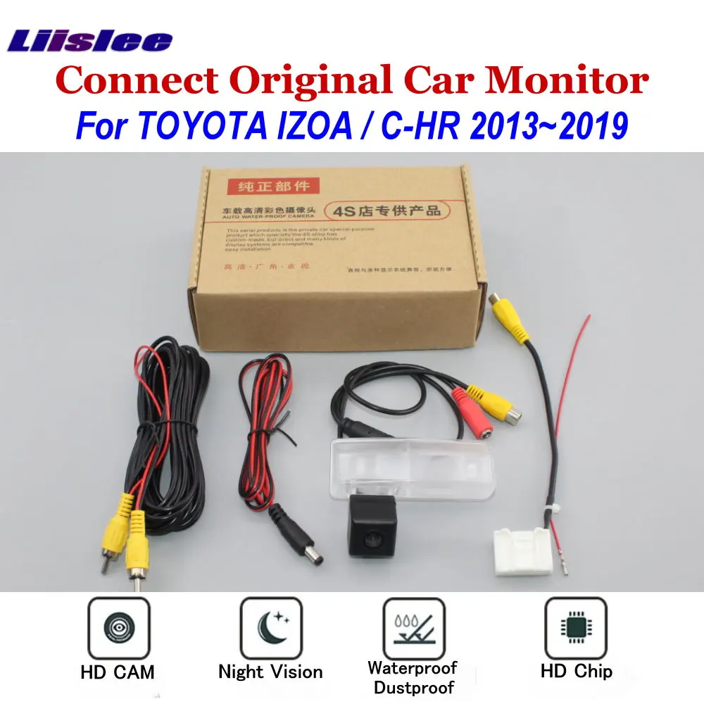 Adaptador de cámara trasera Toyota C-HR 2013-2019 para pantalla OEM - imagen 2