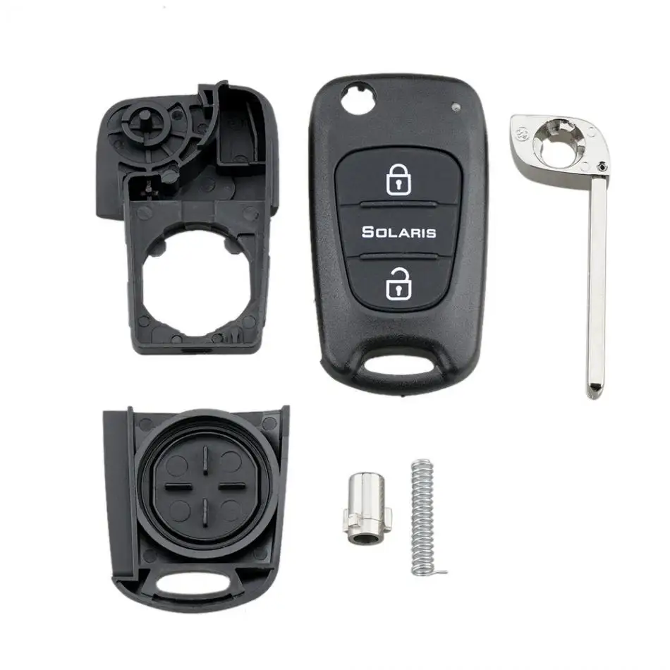 Carcasa plegable para mando Hyundai Solaris de 3 botones - imagen 2