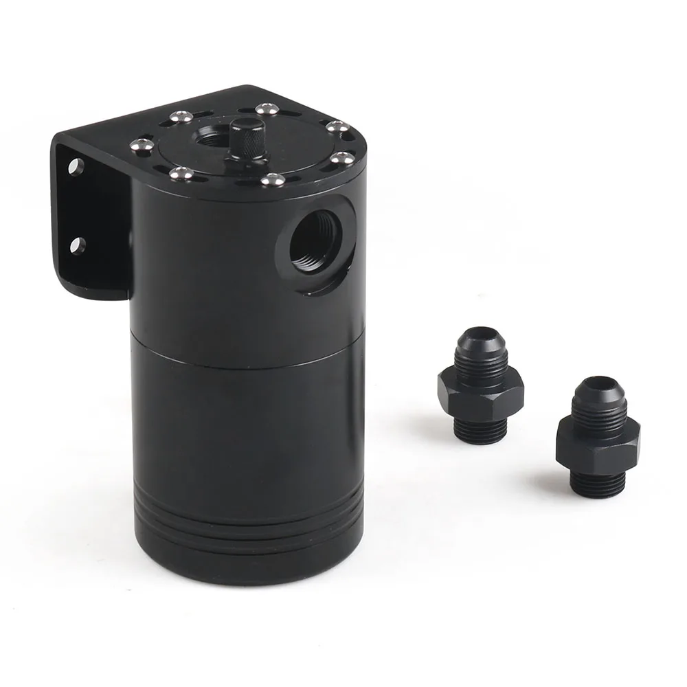 Tanque separador de aceite 600ml con adaptadores AN10 - imagen 2