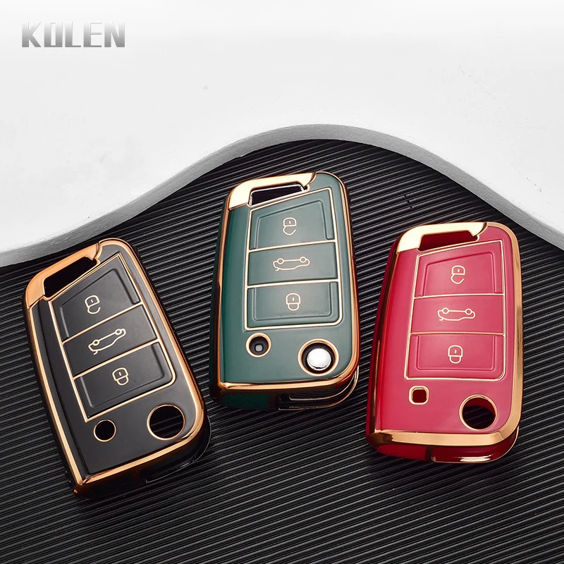 Funda TPU llave coche VW Golf 7, Tiguan, Seat Leon, Skoda Octavia - imagen 2