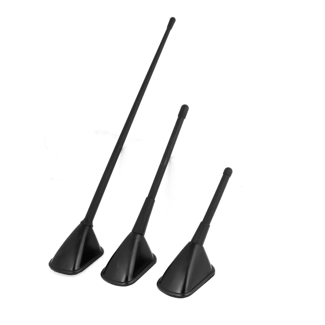 Antena decorativa de techo X Autohaux autoadhesiva para coche negra