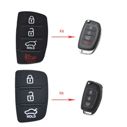 Botonera de goma llave Hyundai Tucson Santa Fe i20 Creta Elantra 3-4