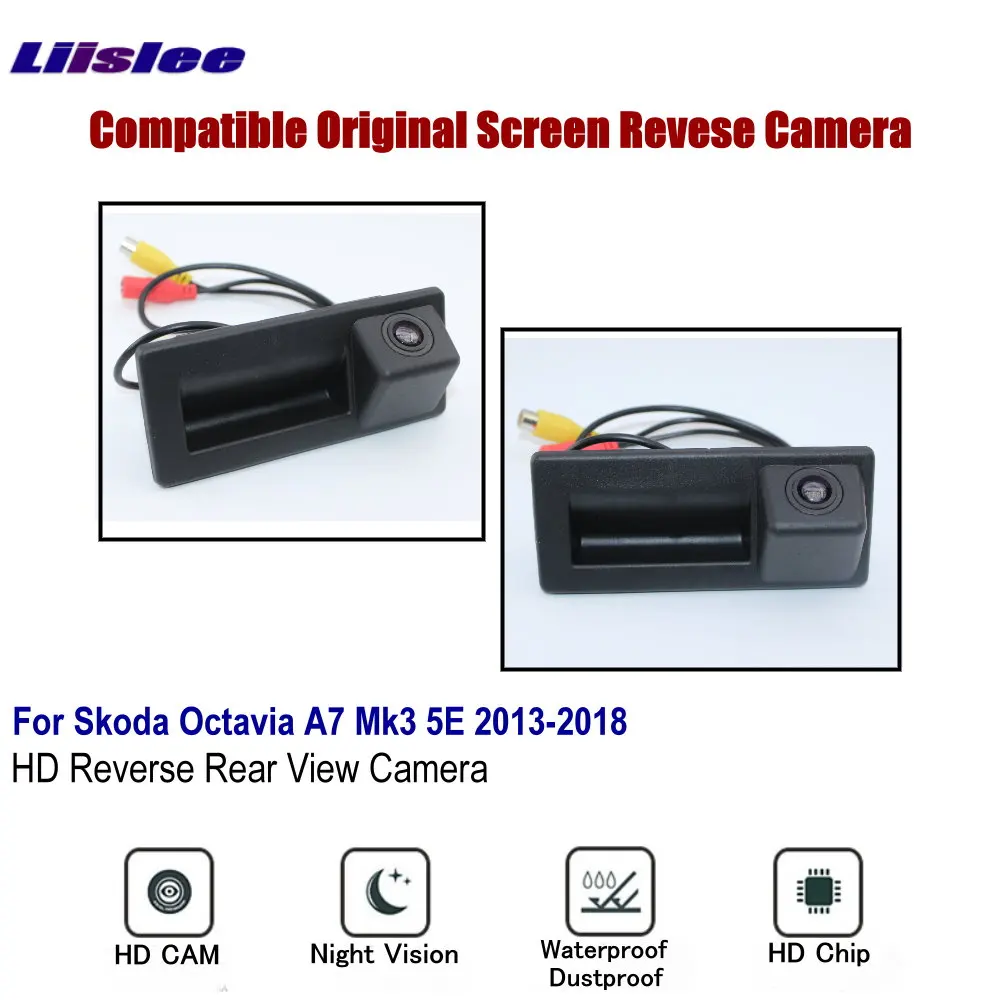 Adaptador cámara visión trasera RCA HD para Skoda Octavia A7 - imagen 3