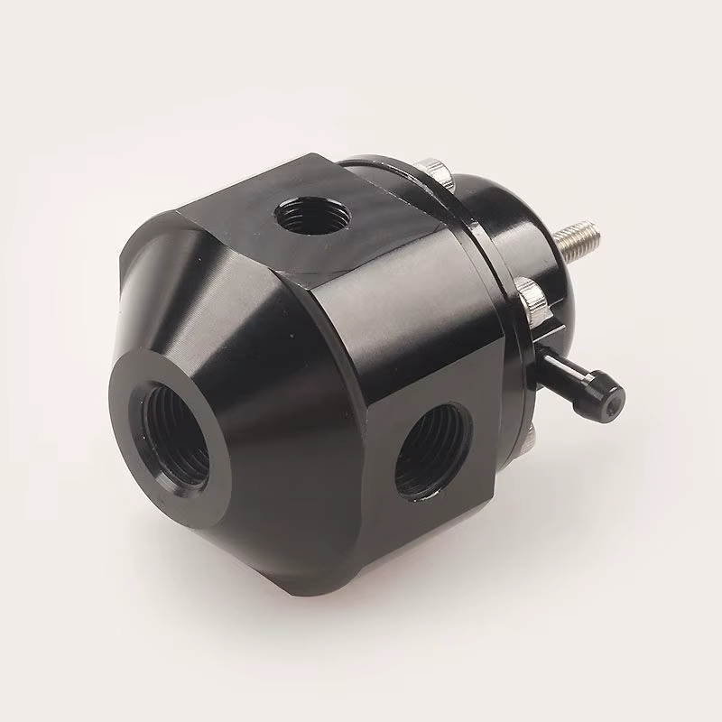 Regulador de presión de combustible ajustable de alto caudal negro - imagen 5