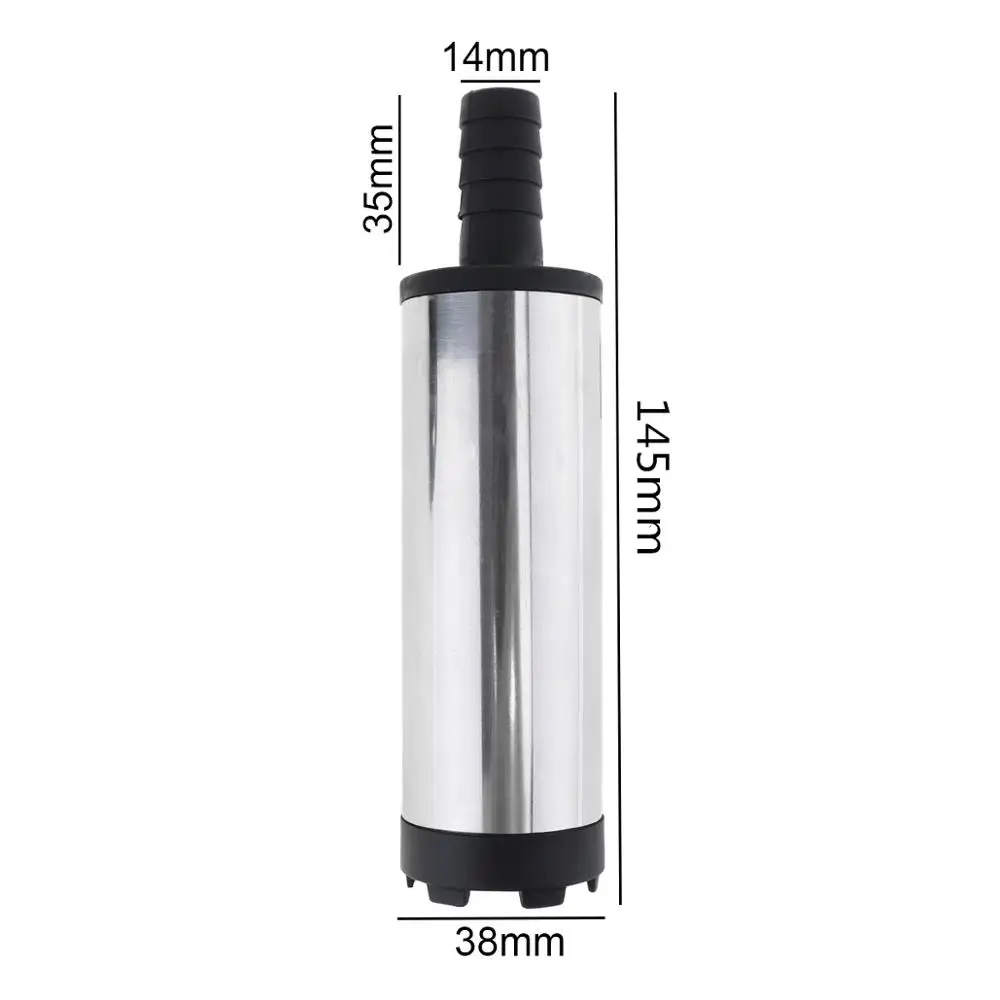 Bomba sumergible de combustible y aceite 12 V/24 V acero inoxidable - imagen 3