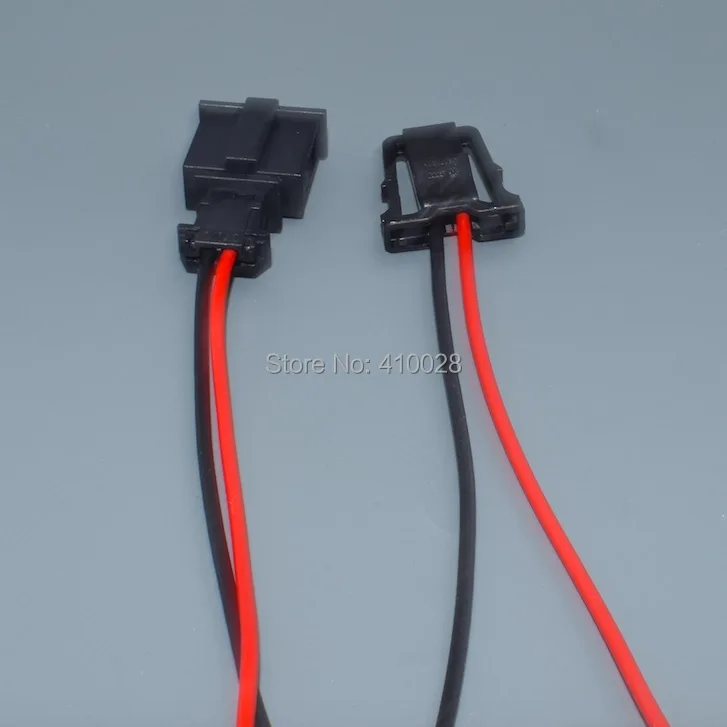 Shhworldsea 2 pines 1,5mm enchufe de coche para lámpara de matrícula conector de puerta de coche 3B0 972 712 3B0972712 1J0 971 972 1J0 971972 - imagen 3