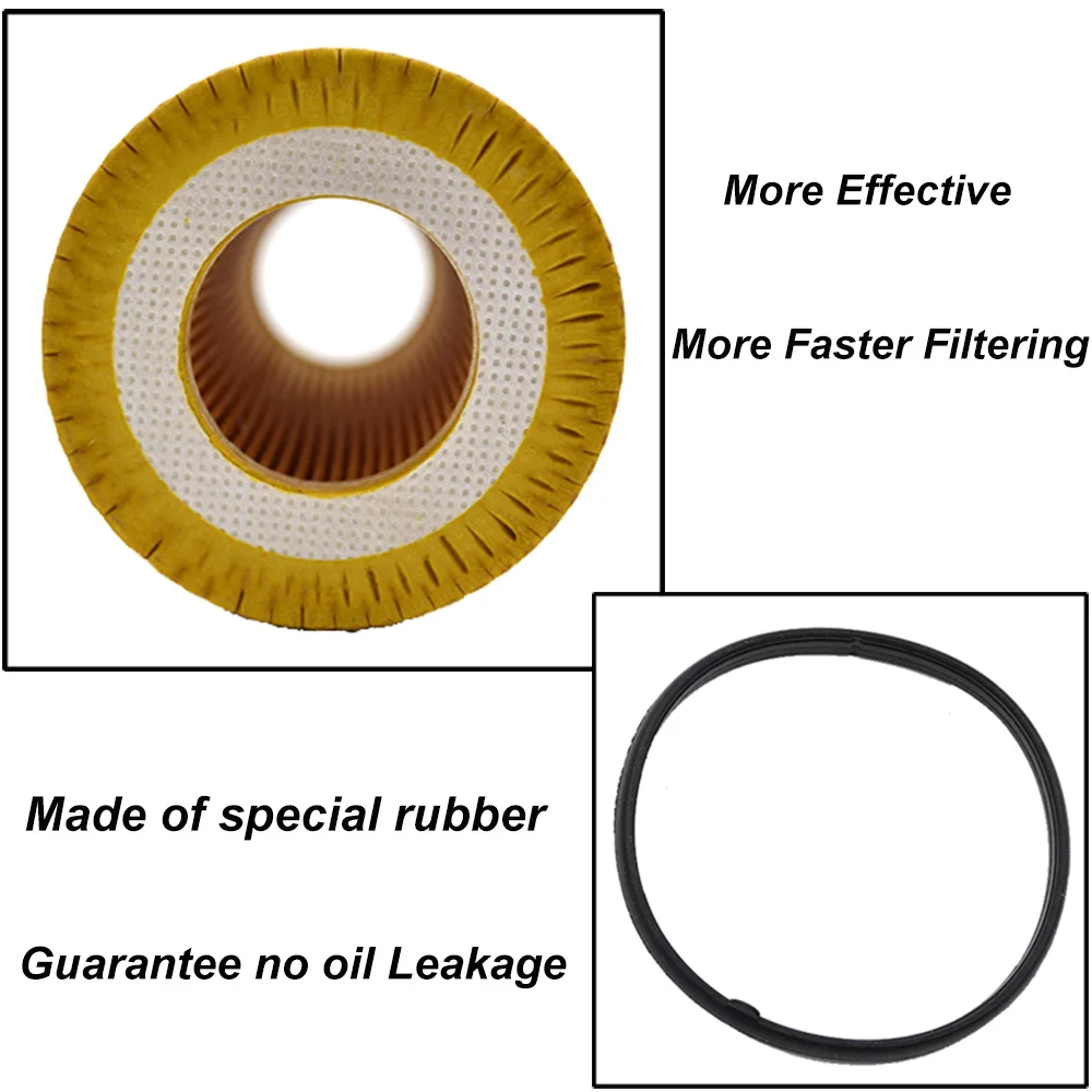 Filtro de aceite para Audi A1 8X1 2012 / A3 8P1 A6 4F2 C6 TT 8J3 2005 2006 2007 2008 2009/A4 2010-2011 1984cc 2005 06D115562 - imagen 5