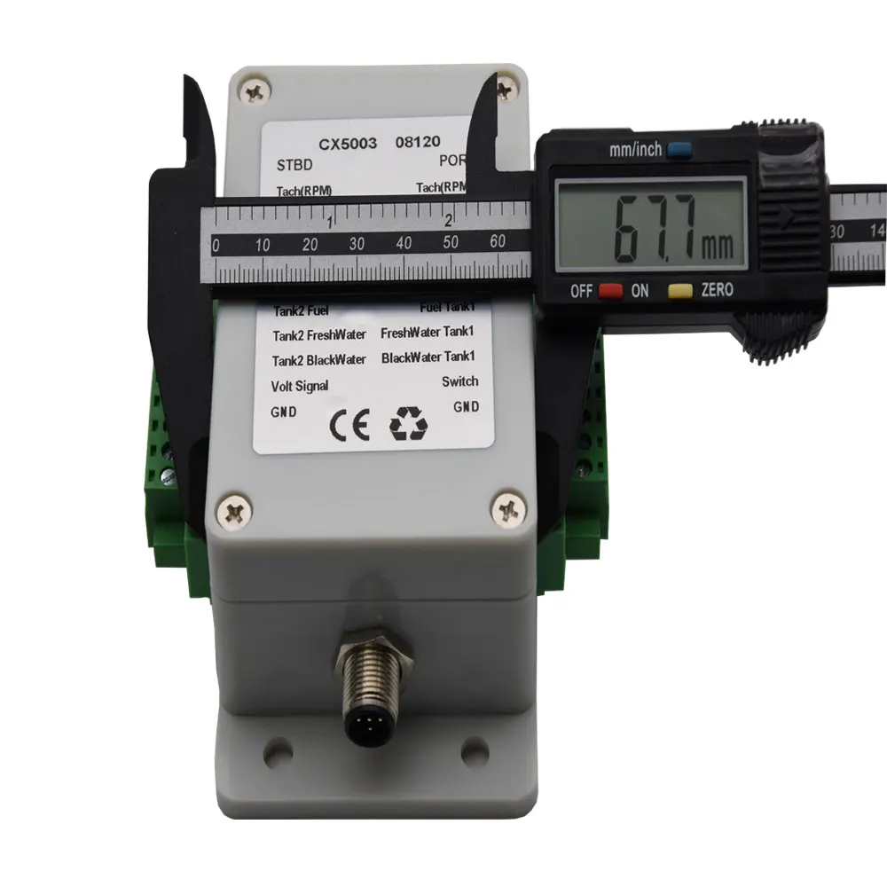 Convertidor NMEA 2000 CX5003 doble canal para sensores 0-190 Ω - imagen 2