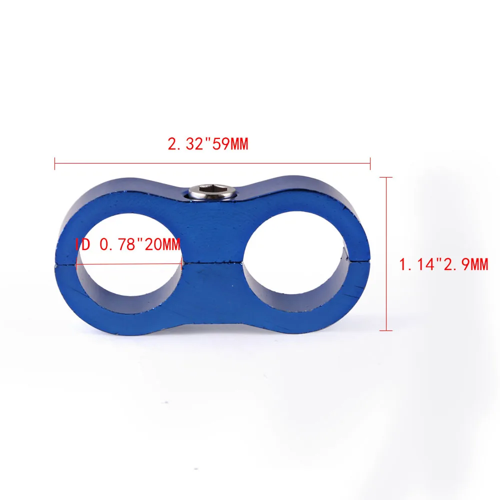 Abrazadera para tubo de agua en manguera trenzada AN4-AN10 RS-HR013 - imagen 5