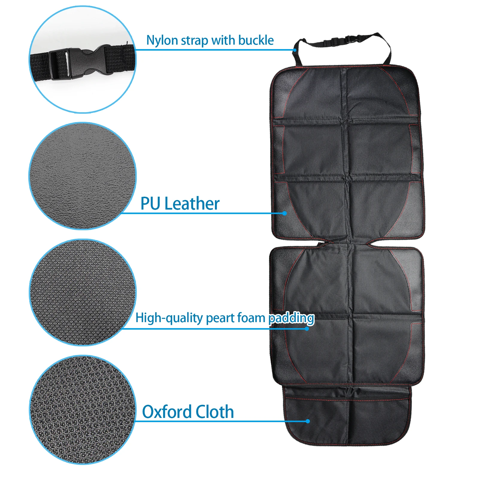 Funda protectora de asiento infantil para coche, polipiel Oxford - imagen 5
