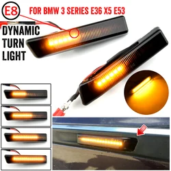 Intermitente lateral LED dinámico para BMW X5 E53 y E36