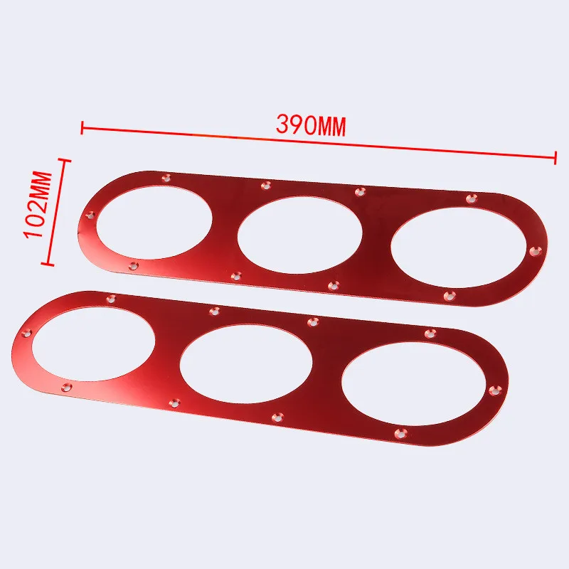 Panel difusor de desvío de aire de parachoques trasero de aluminio - imagen 3