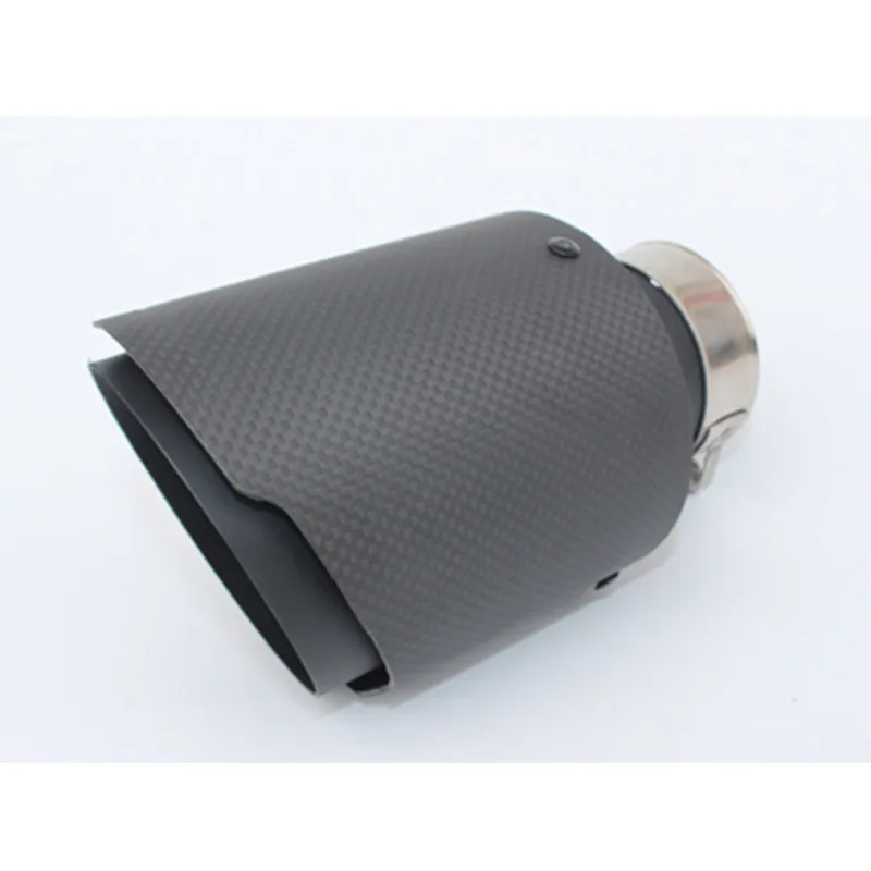 Silenciador escape universal acero inoxidable negro recto coche - imagen 5