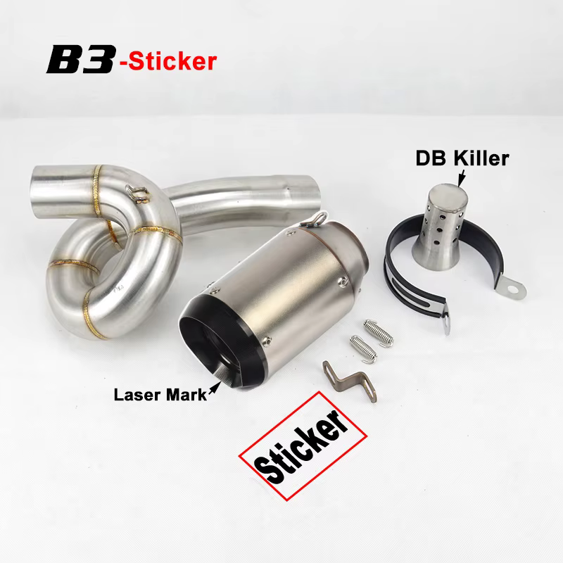 Escape slip-on de fibra de carbono 51 mm con db killer – Kawasaki ZX-6R 636 (2009-2017) - imagen 3