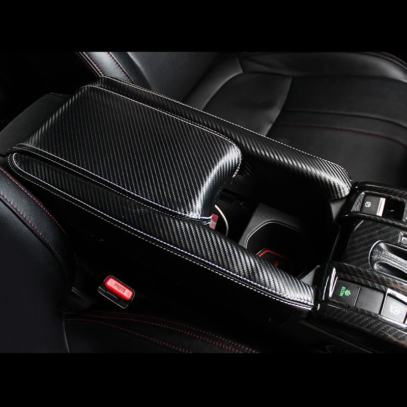 Funda de reposabrazos central efecto carbono Honda Civic X 2016-2017