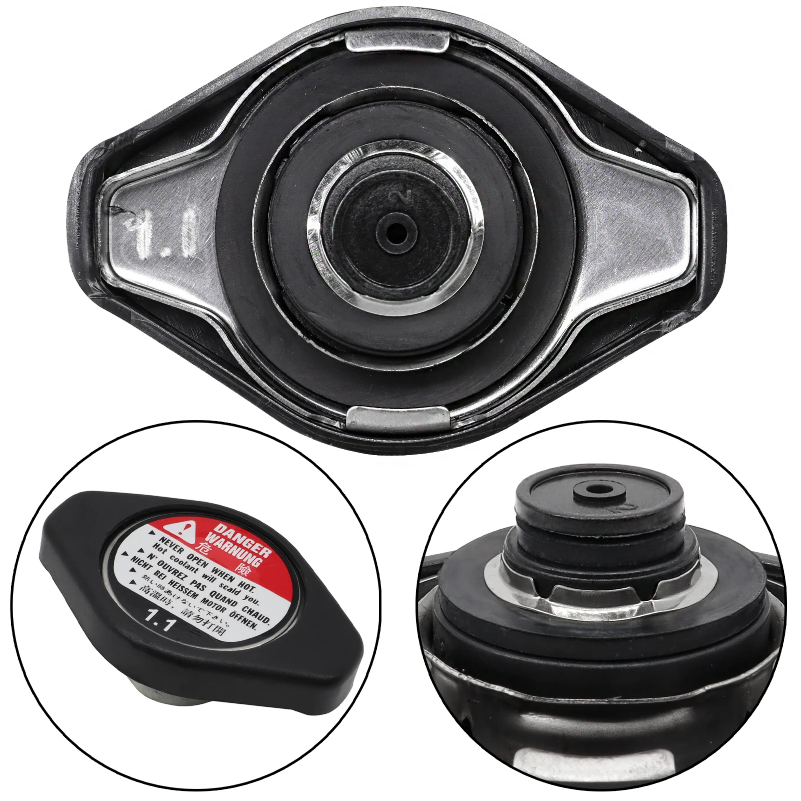 Tapa del radiador del tanque de agua, cubierta anticaliente 1,1, tapa 16401-31650 para Toyota Camry RAV4 Yaris 4Runner Tacoma Tundra, accesorios para coche - imagen 3