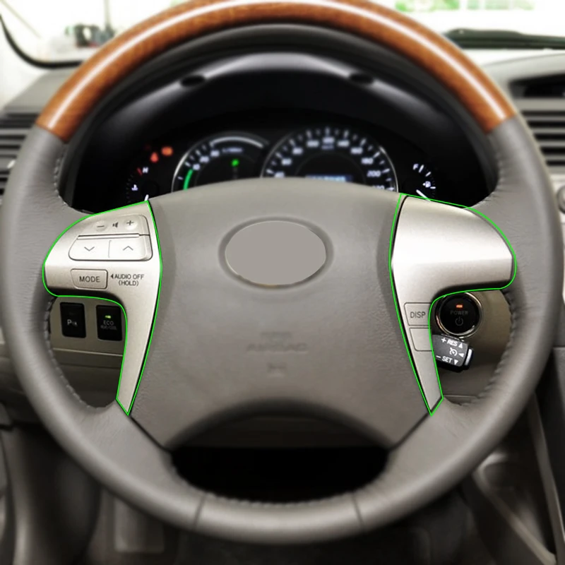 Embellecedor de botones del volante para Toyota Highlander y Camry