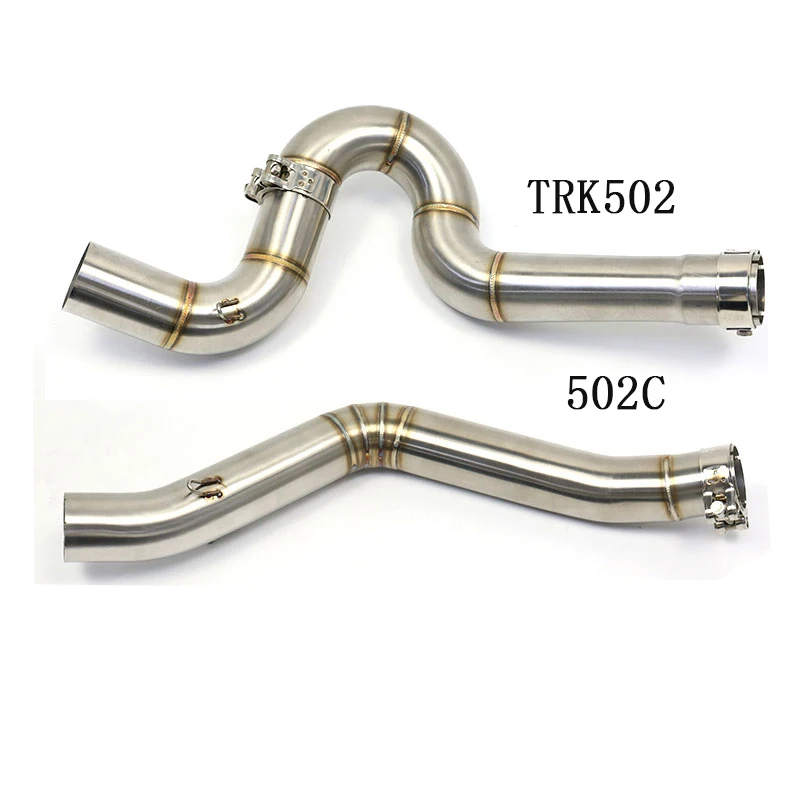 Silenciador de escape inox para Benelli 502C, TRK 502 y 502X
