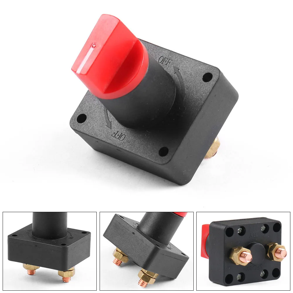 Interruptor corte batería 12V 100A impermeable para coche