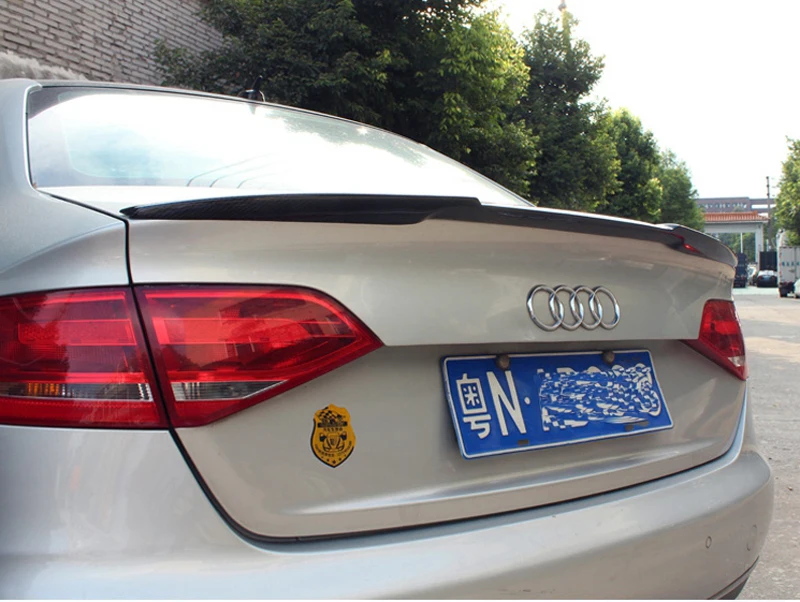 Alerón trasero estilo M4 fibra de carbono para Audi A4 B8 - imagen 5