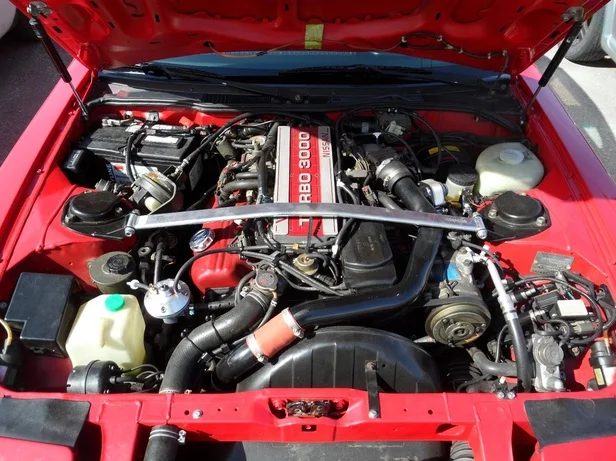 Puntales de gas en fibra de carbono para capó – Nissan 300ZX Z31
