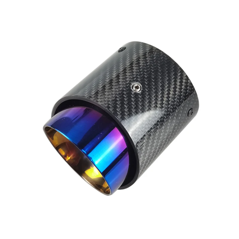 Punta de escape fibra carbono azul para Mini Cooper S R56 F56 - imagen 5