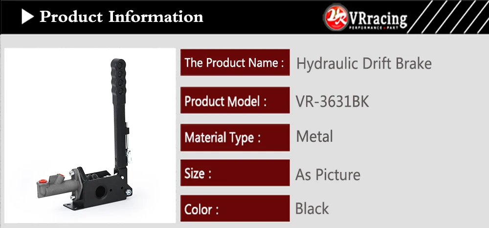 VR RACING-Frereno de mano hidráulico Universal