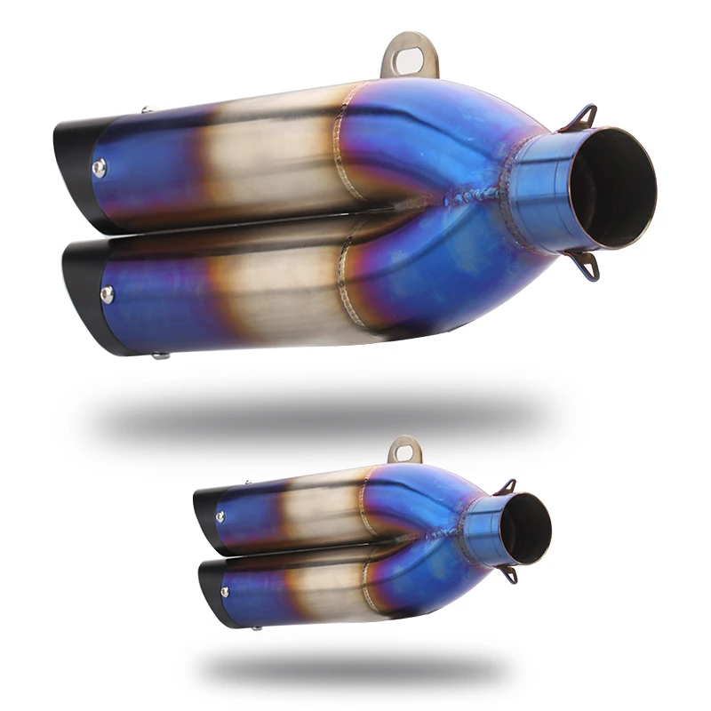 Silenciador doble salida para GSX-R, S1000RR, CBR250RR y YZF-R6 - imagen 2