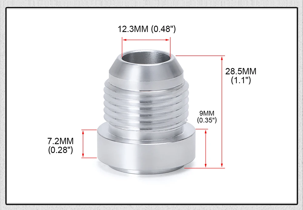Conector macho plateado para aplicación automotriz