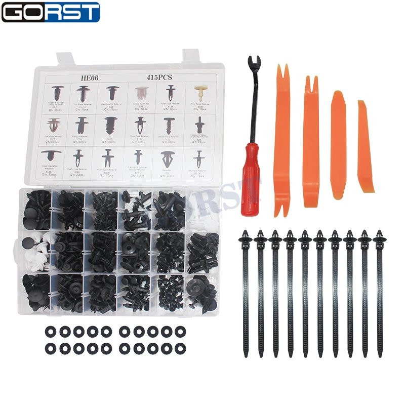 Kit 18mm clips sujeción Ford – Pasadores retención carroceria puertas parachoques - imagen 2
