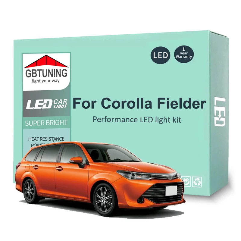 Kit Bombillas LED Interior Canbus sin Errores – Toyota Corolla Fielder 2000-2018