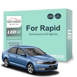 Bombillas LED Canbus iluminación interior Skoda Rapid NH 2011-2019