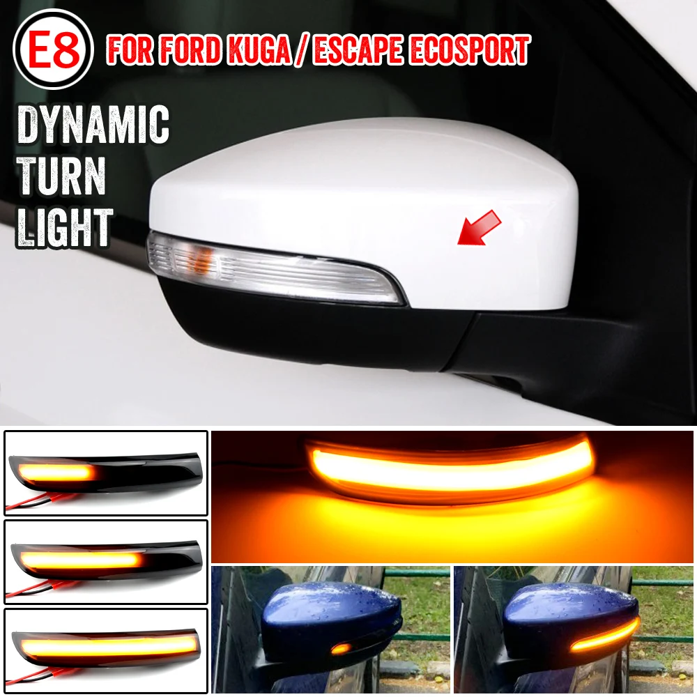 Luz LED dinámica para espejo retrovisor lateral Ford Escape