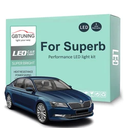 Bombillas LED interior Canbus sin errores para Skoda Superb 2001-2018