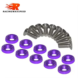 Tornillos M6 de aluminio JDM para parachoques y guardabarros