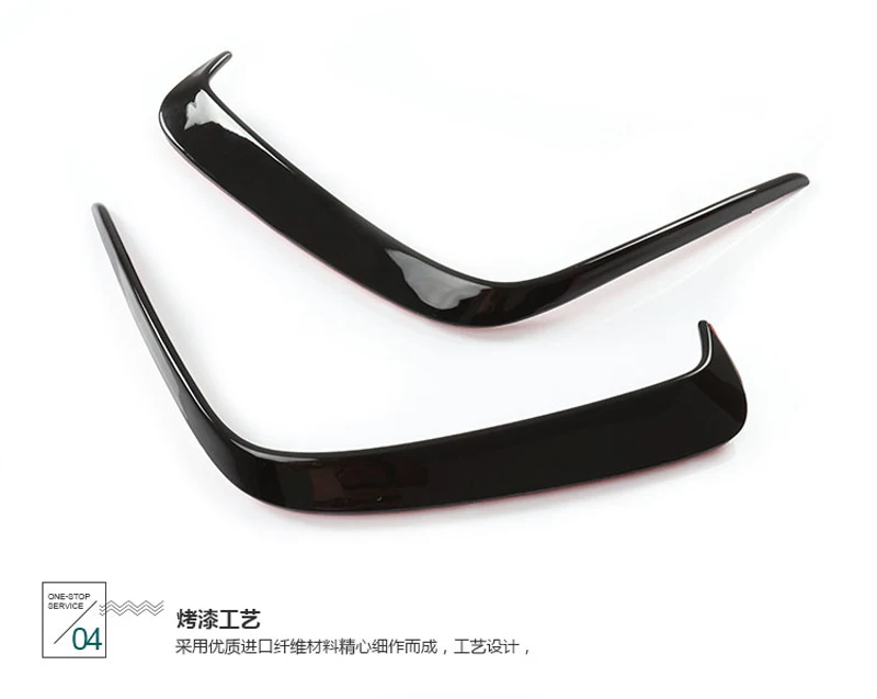 Alerones de parachoques trasero ABS negro – Mercedes A W176 - imagen 3