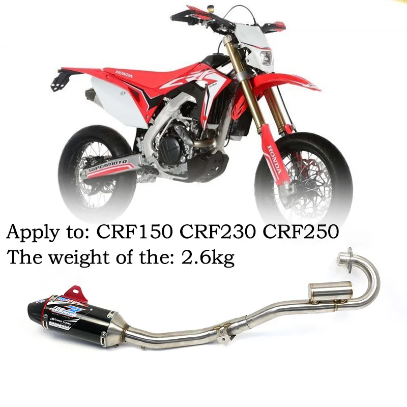 Silenciador de escape completo para Honda CBF