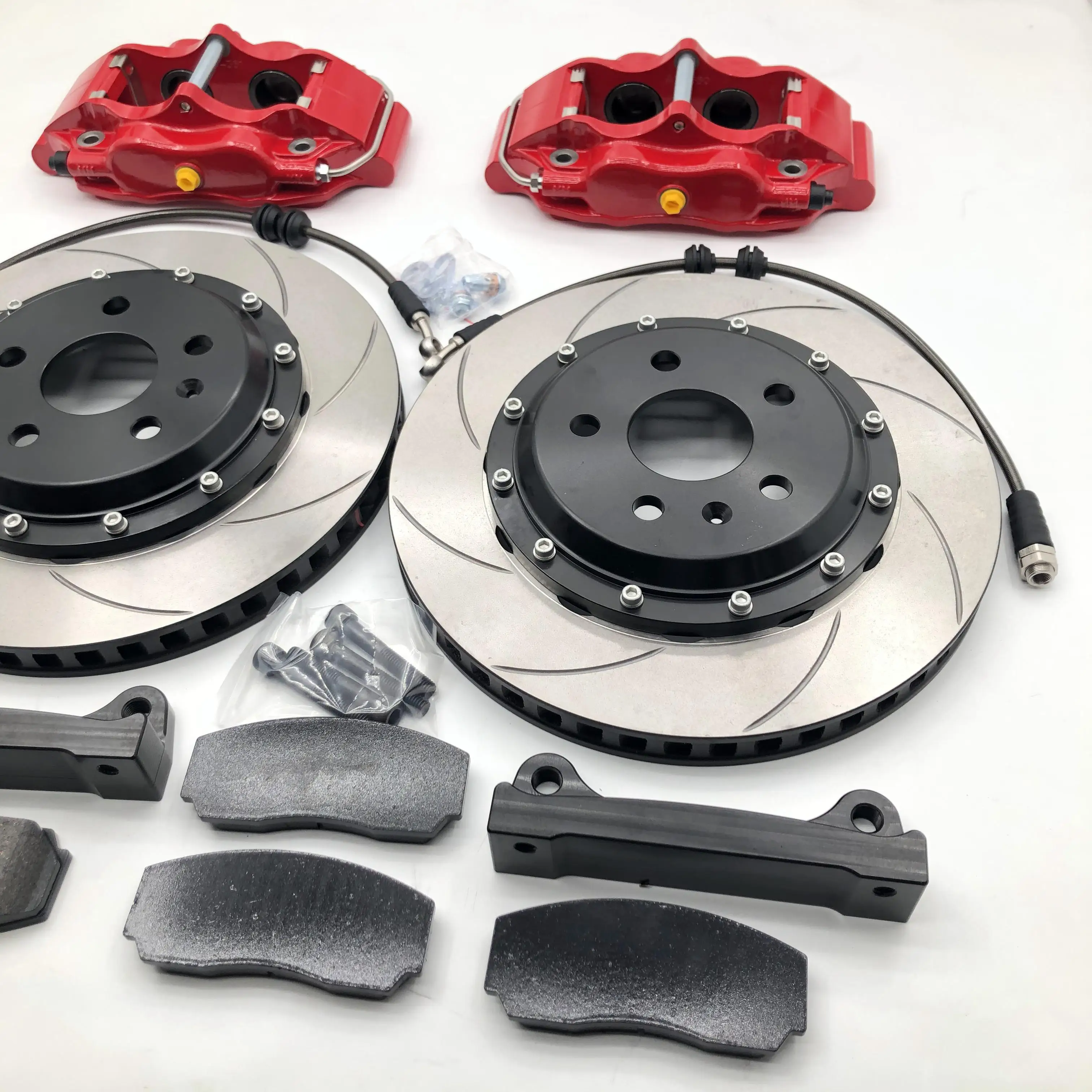 Kit de frenos Jekit con pinzas multipistón y rotor ventilado