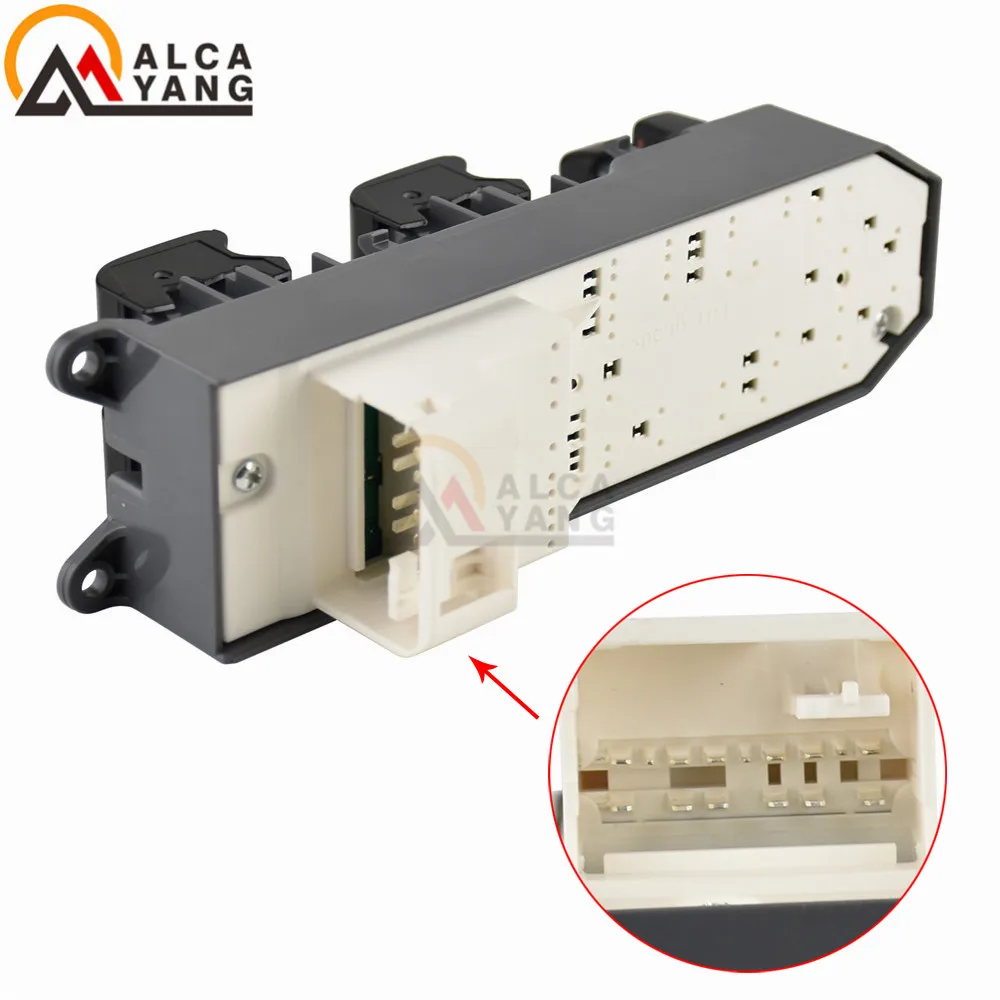 Interruptor de ventanilla individual LED iluminado para Toyota RAV4 Camry Corolla Yaris Highlander Cruiser Vios retroiluminación de conducción izquierda - imagen 5