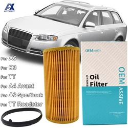 Filtro de aceite para Audi A1 8X1 2012 / A3 8P1 A6 4F2 C6 TT 8J3 2005 2006 2007 2008 2009/A4 2010-2011 1984cc 2005 06D115562