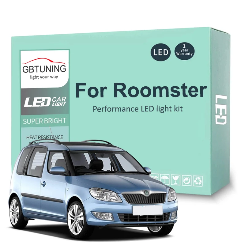 Kit bombillas LED interior Canbus - Skoda Roomster 2006-2015
